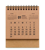 Calendario sobremesa 4 años