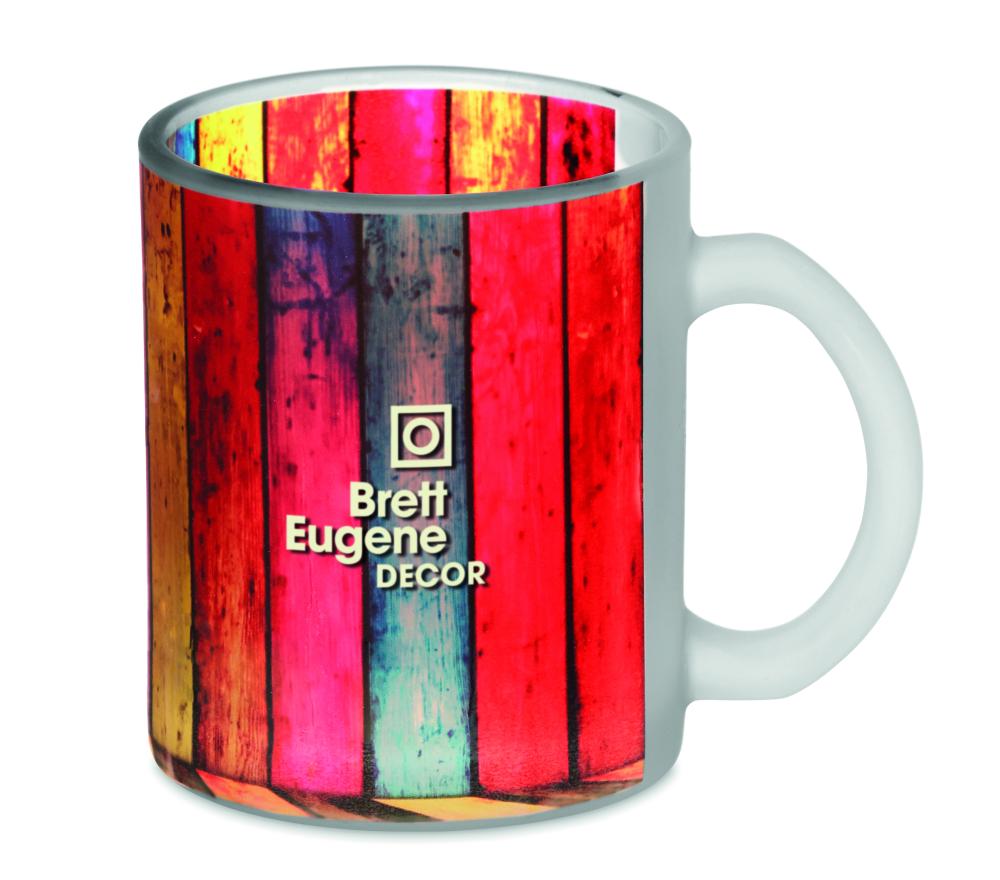 Taza cristal sublima. 300 ml
