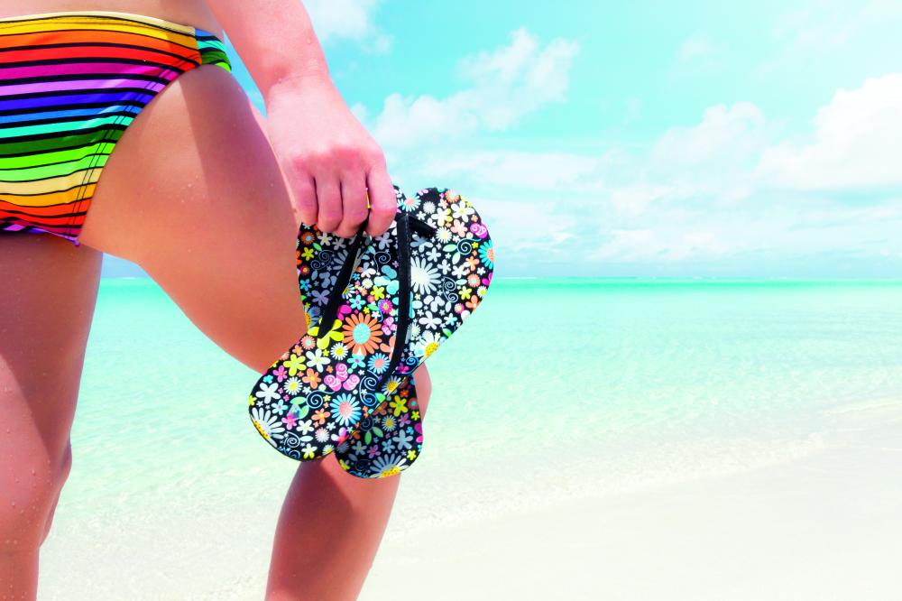 Chanclas playa sublimación