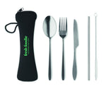 Set cubiertos acero inoxidable