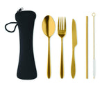 Set cubiertos acero inoxidable