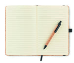 Set libreta bolígrafo corcho