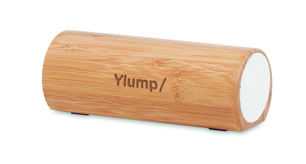 Altavoz bambú inalámbrico 2x5W