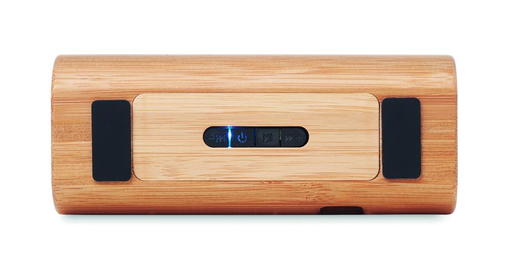 Altavoz bambú inalámbrico 2x5W