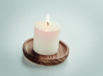 Porta velas madera