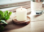Porta velas madera