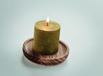 Porta velas madera