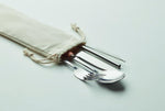 Set de cubiertos acero inox.