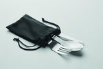 Set cubiertos camping 3 pcs