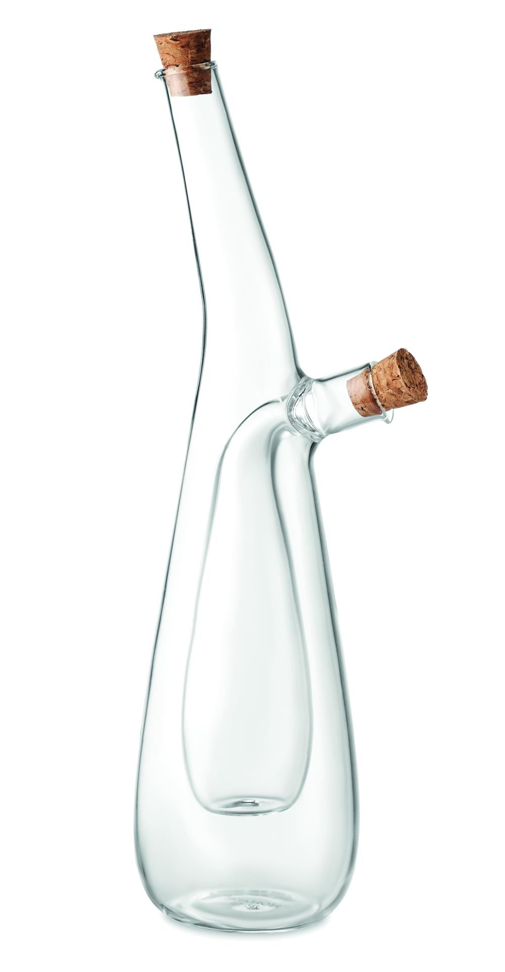 Botella cristal aceite vinagre