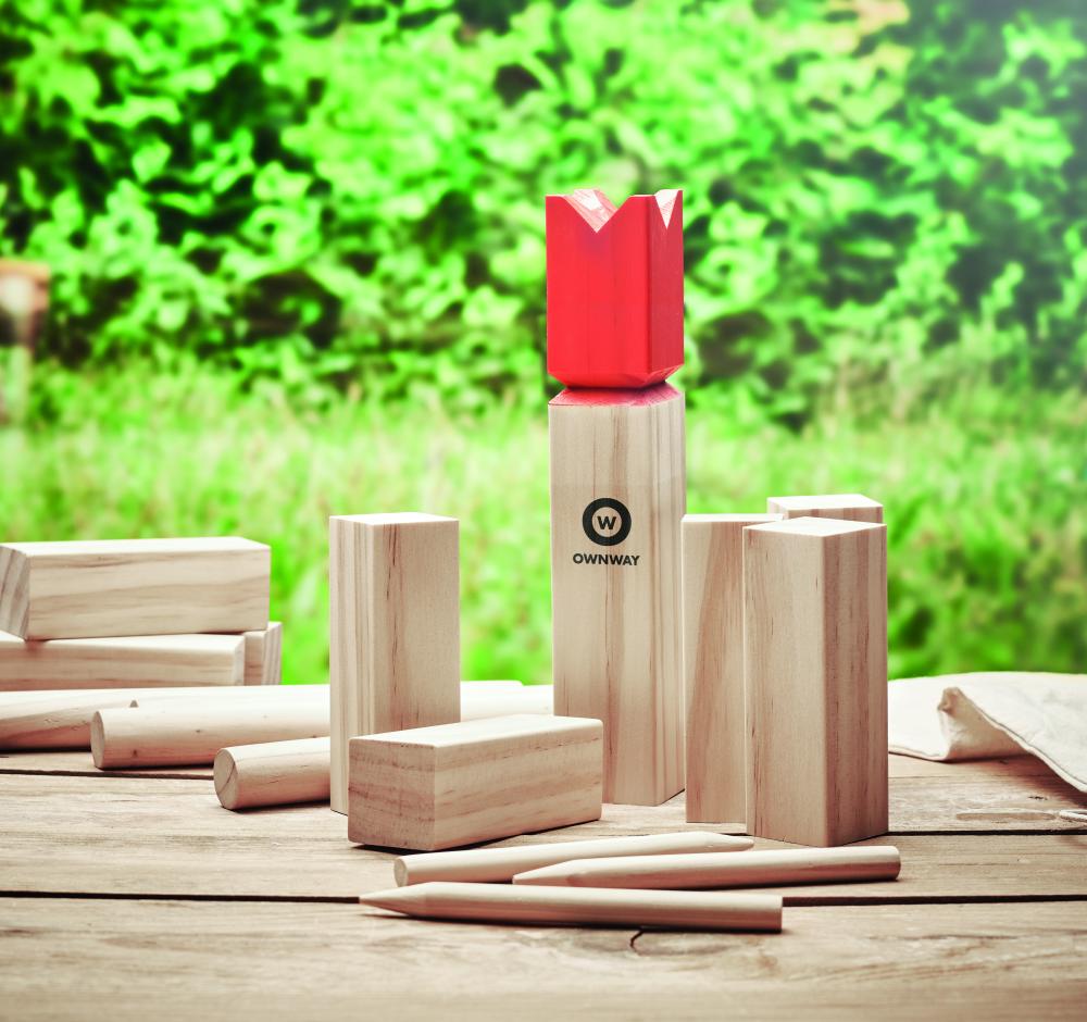 Juego de madera de pino