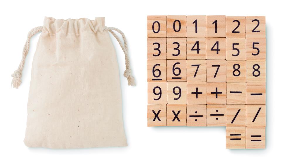 Juego educativo de madera