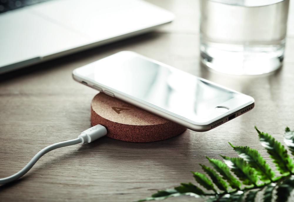 Cargador inalámbrico redondo