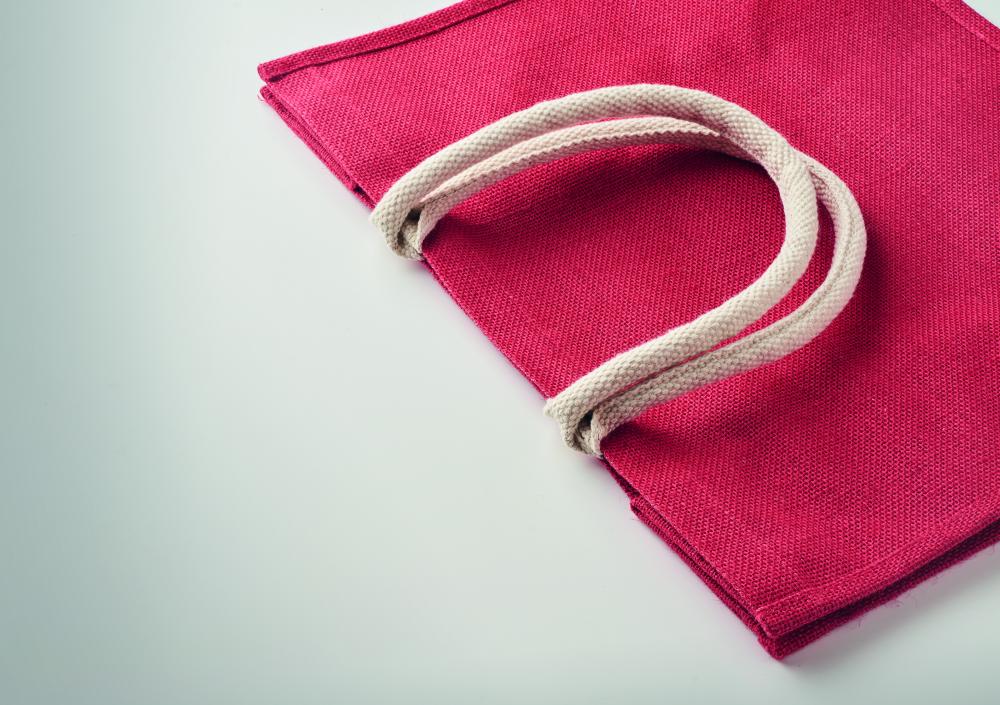 Bolsa de yute y asas algodón