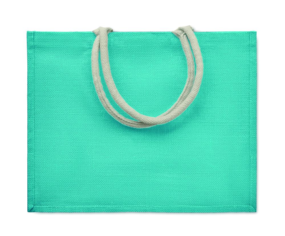 Bolsa de yute y asas algodón