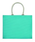 Bolsa de yute y asas algodón