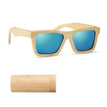 Gafas de sol y Estuche Bambú