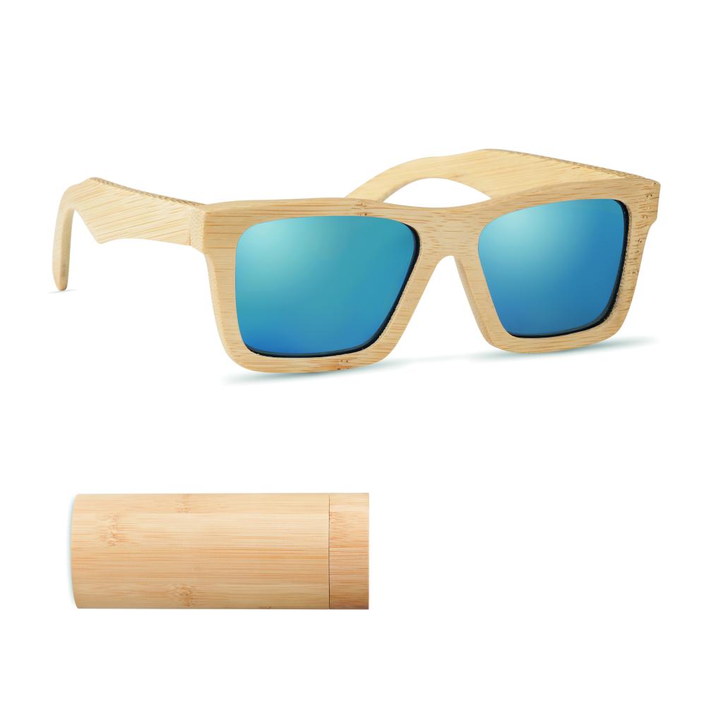 Gafas de sol y Estuche Bambú
