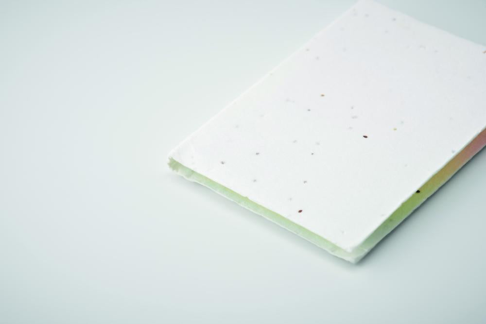 Bloc de notas papel semillas
