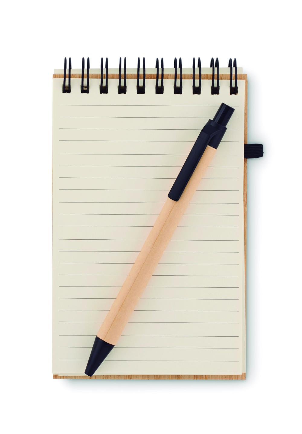 Libreta de bambú A6