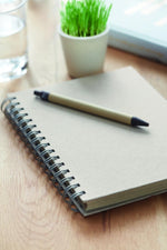 Libreta anillas A5 papel hierba