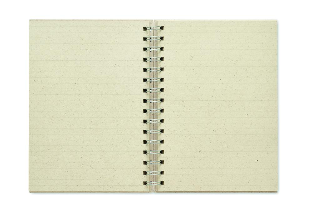 Libreta anillas A5 papel hierba