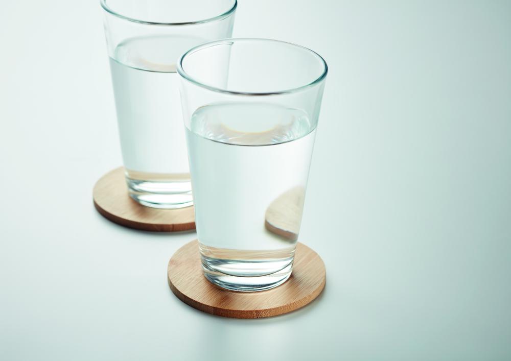 Juego de 6 posavasos de bambú