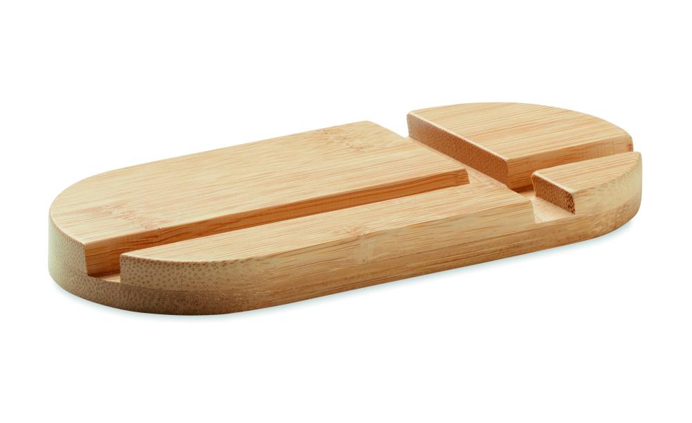 Soporte bambú tablet