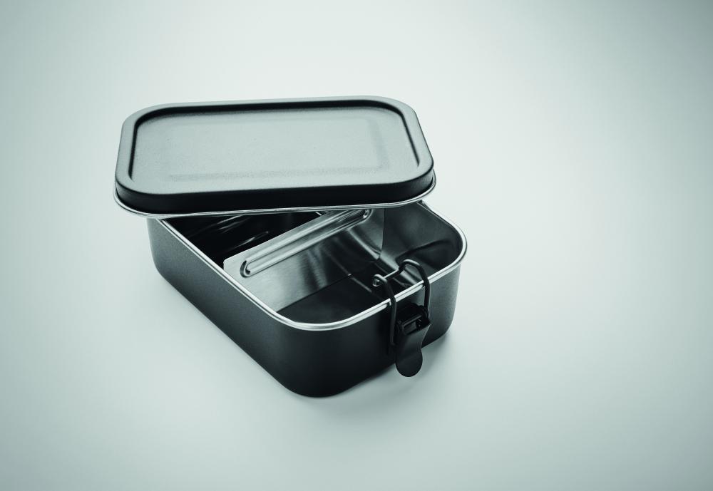 Fiambrera de acero inox. 750 m