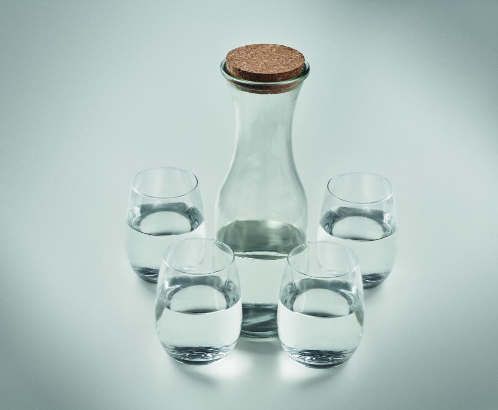 Set bebida vidrio reciclado