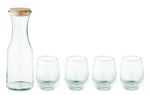 Set bebida vidrio reciclado