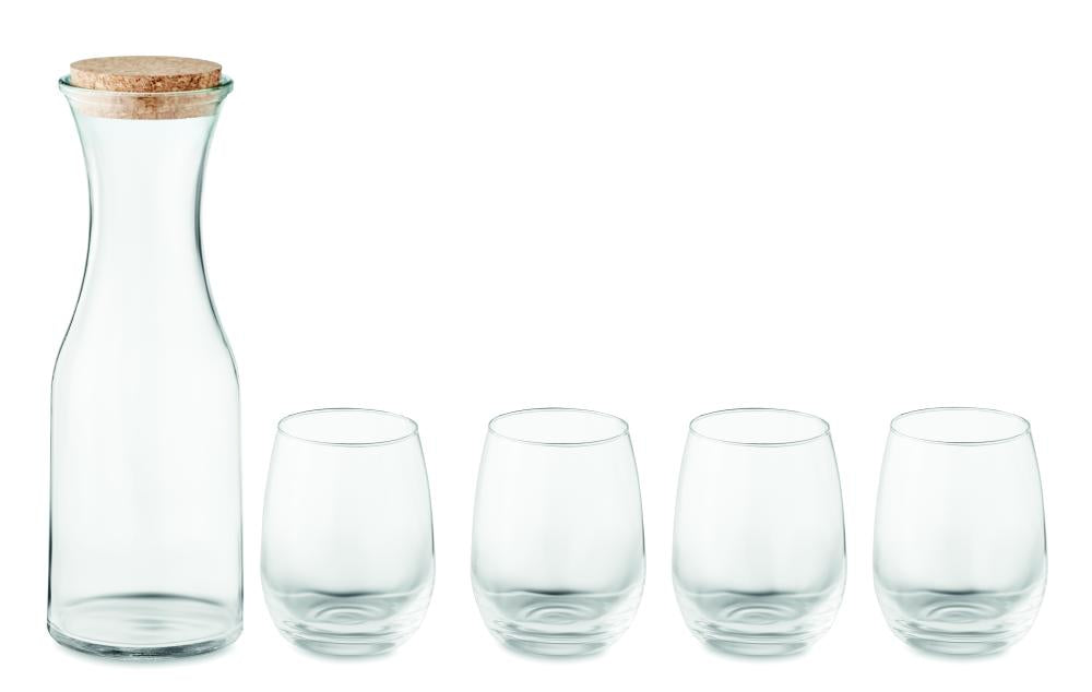 Set bebida vidrio reciclado