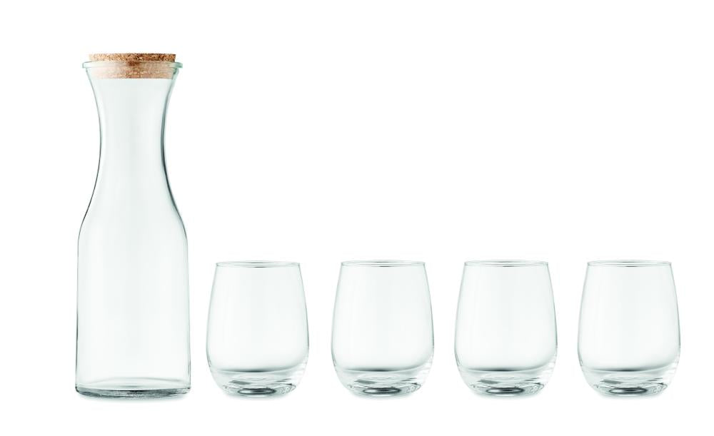 Set bebida vidrio reciclado