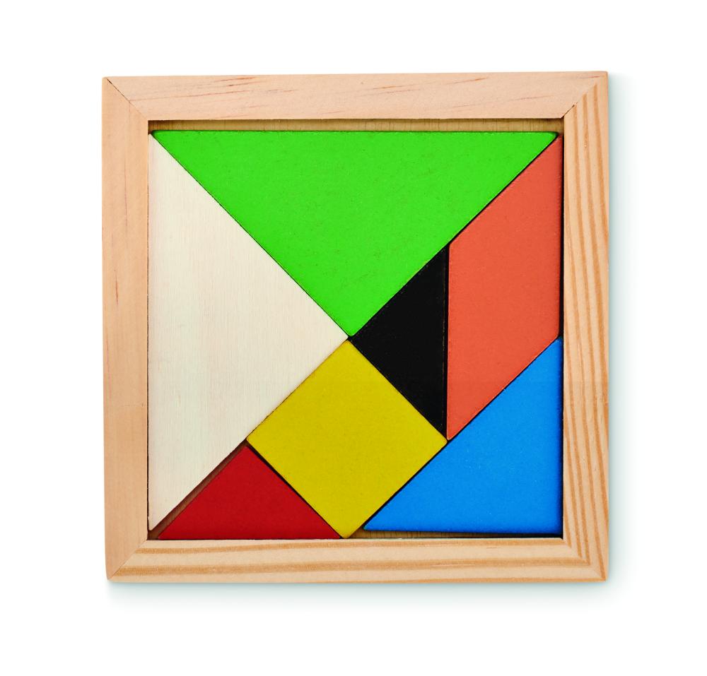 Rompecabezas Tangram de madera