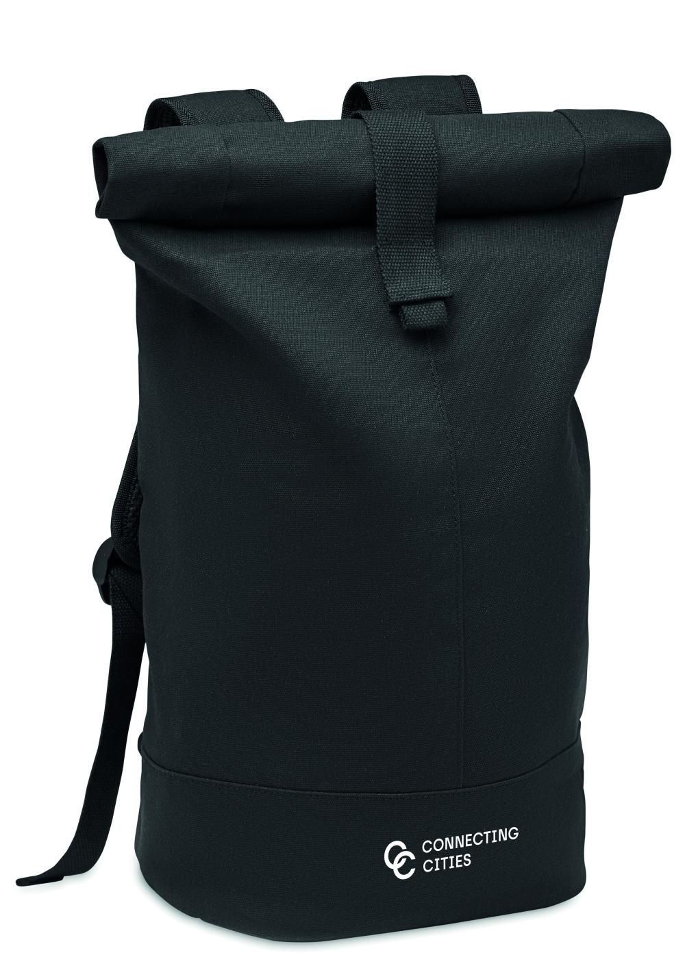 Mochila canvas lavado Rolltop