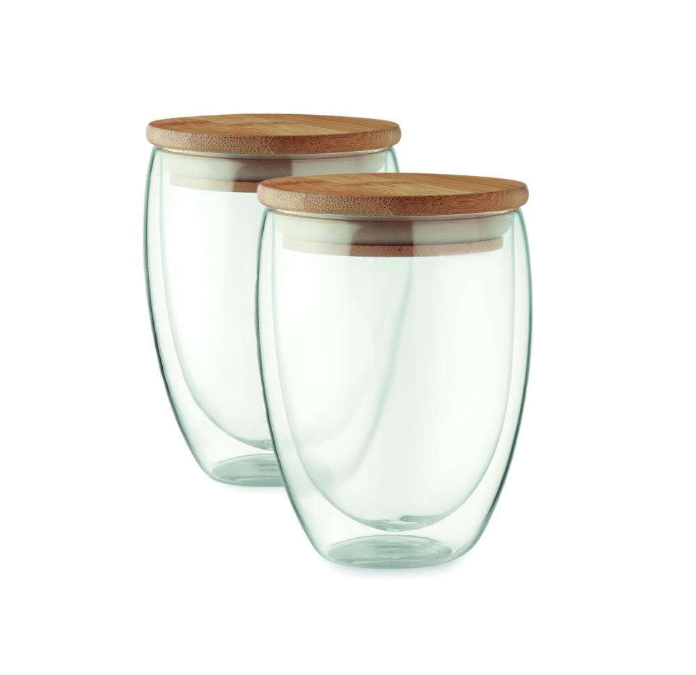 Juego 2 vasos 350 ml en caja
