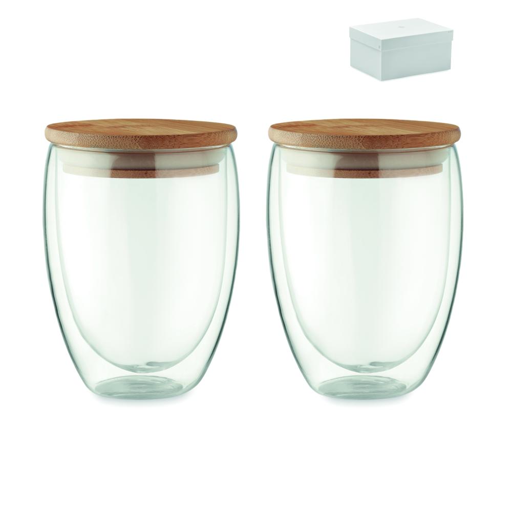 Juego 2 vasos 350 ml en caja