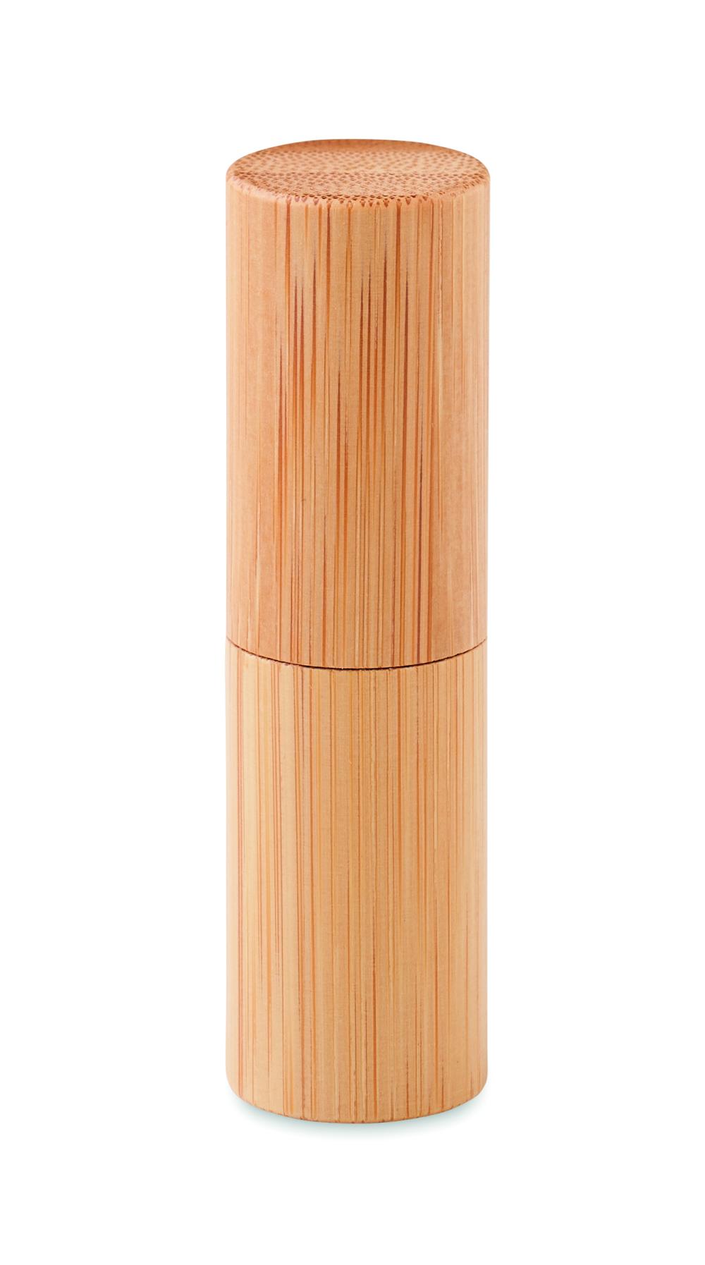 Bálsamo labial carcasa bambú