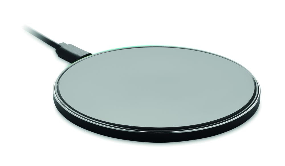 Cargador inalámb. cristal 10W