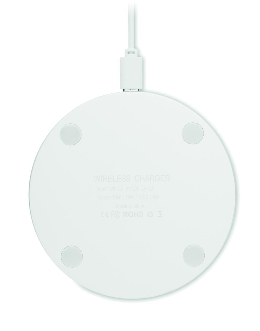 Cargador inalámb. cristal 10W