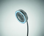 Ventilador cargador con luz