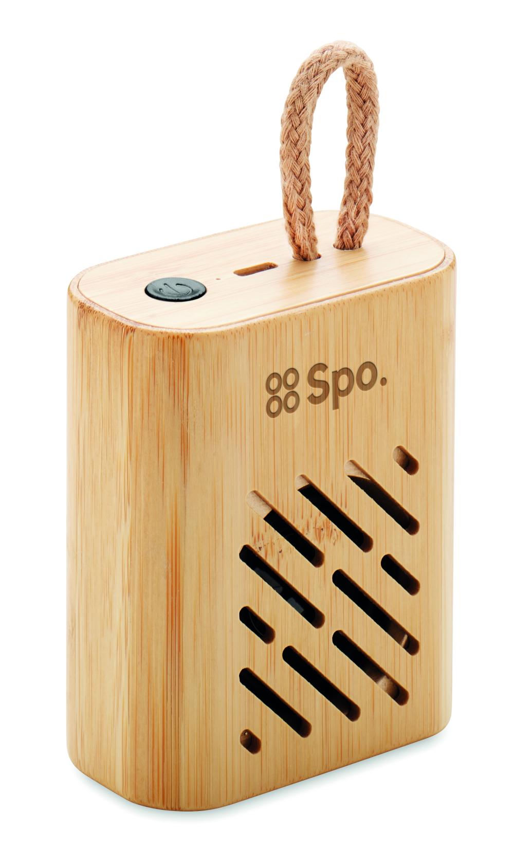 Altavoz inalámbrico bambú 3W