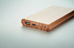 Power bank de bambú 6000 mAh