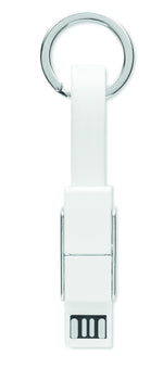 Llavero con cable 4 en 1