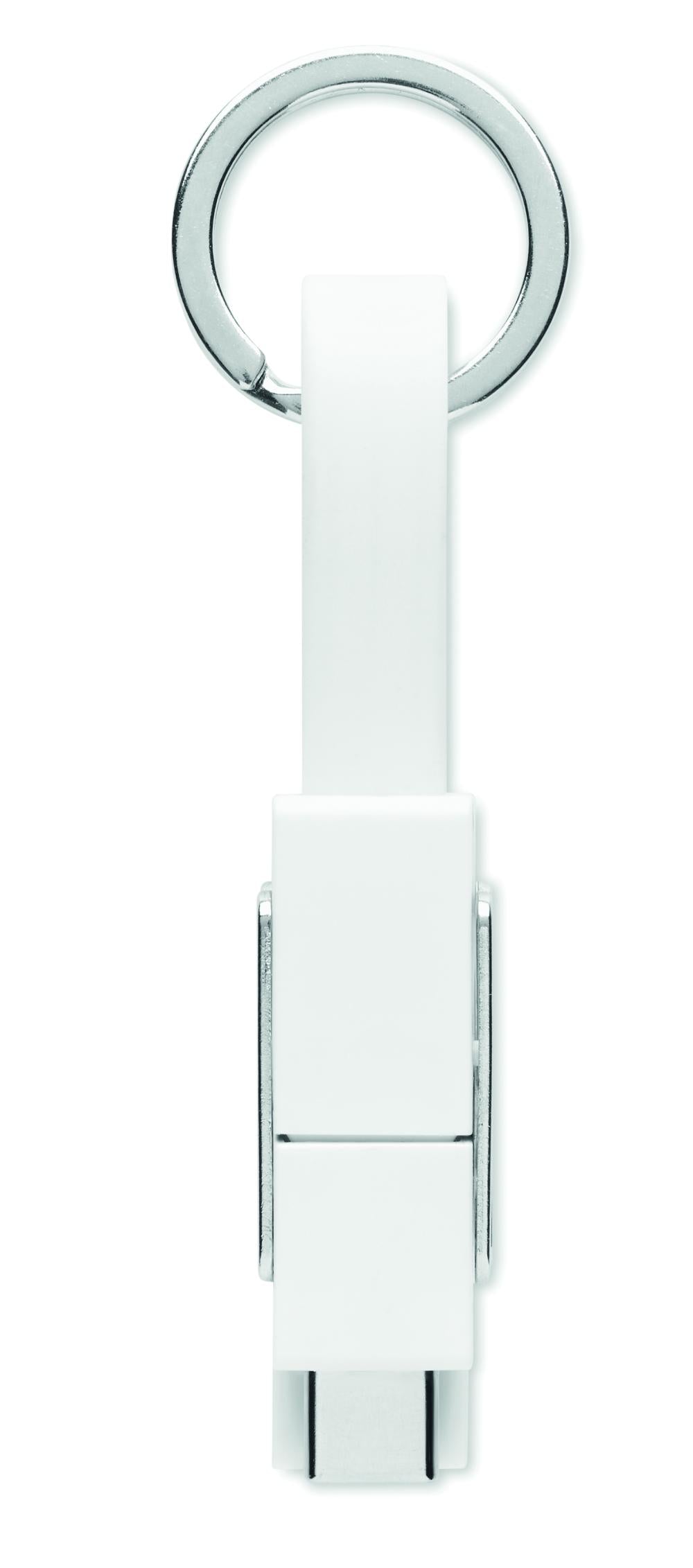 Llavero con cable 4 en 1