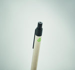 Papel reciclado/ bolígrafo PLA