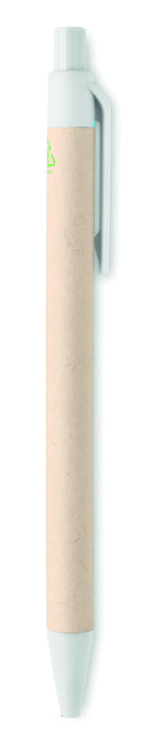 Papel reciclado/ bolígrafo PLA