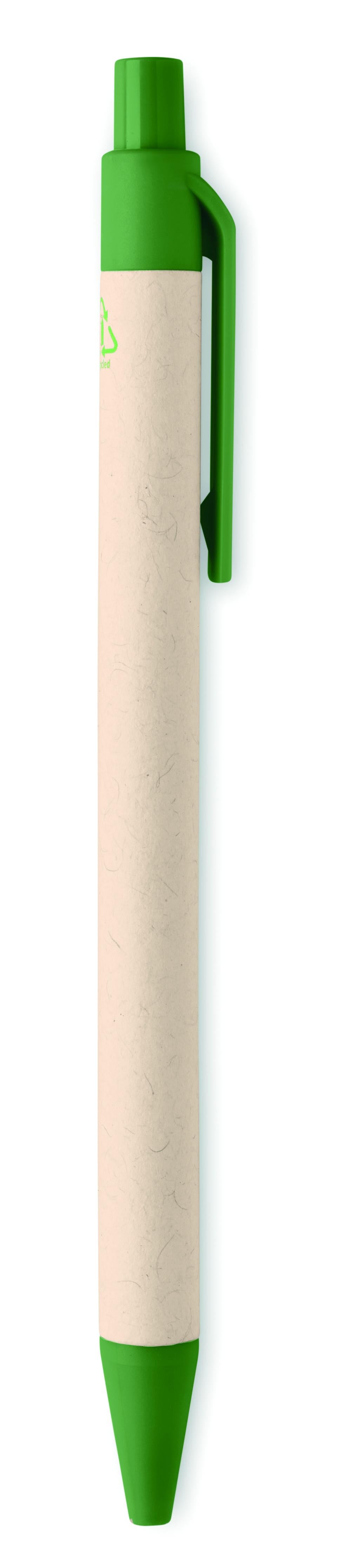 Papel reciclado/ bolígrafo PLA