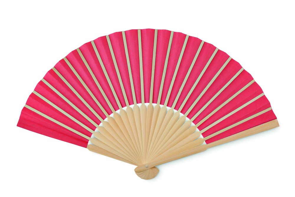 Abanico de bambú