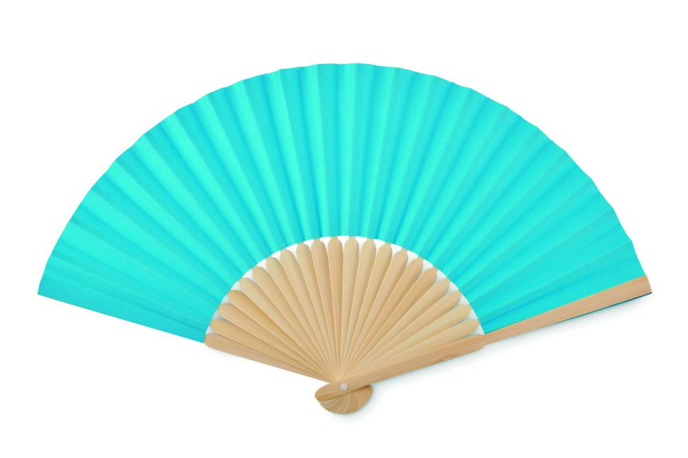 Abanico de bambú
